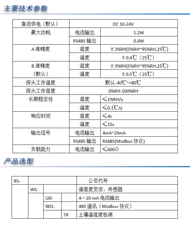 土壤水分检测变送器|传感器