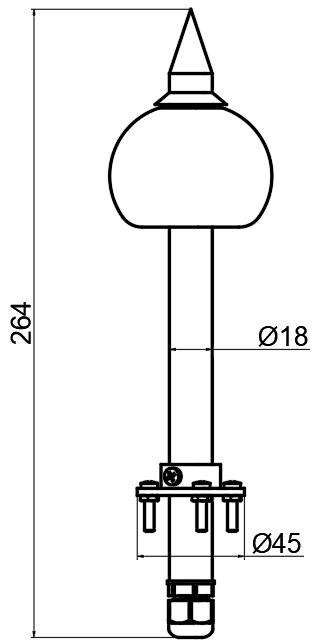 长杆式噪声变送器